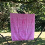 Tibetaanse deken, licht roze